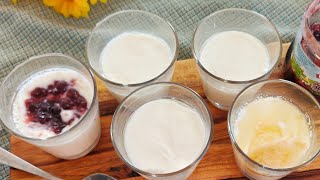 自制无糖酸奶,不用酸奶机不用乳酸菌粉|Sugar-free  yogurt recipe, only 2 ingredients