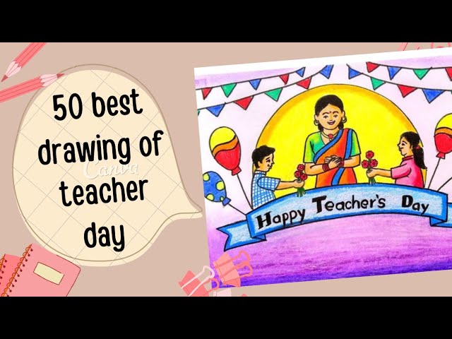 Best Teacher Ever, Teacher Drawing, Teacher Sketch, Teacher Day Svg PNG and  Vector with Transparent Background for Free Download