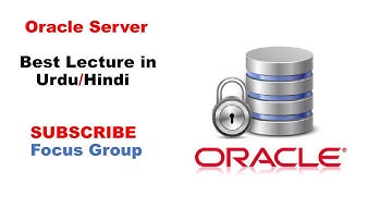 What is Oracle Server || Oracle Architectural Components || Lecture 2 in Urdu/Hindi
