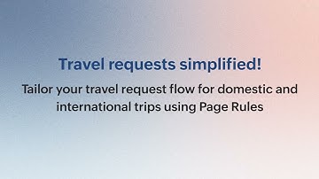 How to show relevant pages in a Travel Request Form based on domestic or international travel