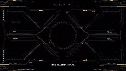 Hi-Tech Head Up Display Stock Motion Graphics