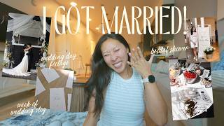 I GOT MARRIED! wedding montage, bridal shower, & days before the wedding vlog