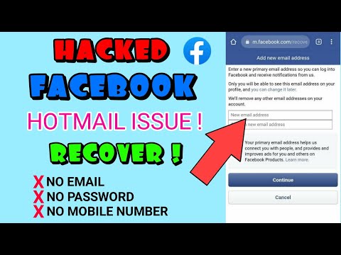 HOTMAIL ISSUE HACKED RECOVER FACEBOOK ACCOUNT 2022