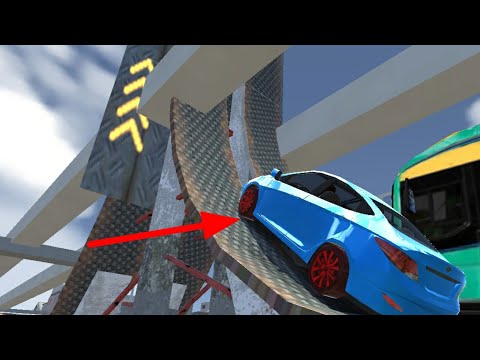 엑센트 튜닝해서 주행미션 점프대에서 점프해보기(HyundaiAccent Tuning Test) [3D운전게임]