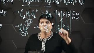 картинка: Составление ур-й окислительно-восст. реакций методом ионно-электронного баланса. 7ч. 10 класс.