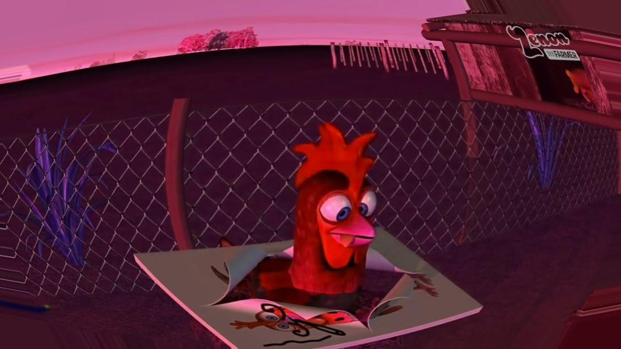The Rooster hit by a portrait//Sponsored by Gamavision Csupo effects