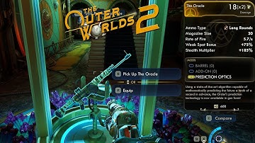 Outer Worlds 2 - Oracle Rifle - The Simplifier Sniper Rifle - Prototype N-Radiated Scythe Locations