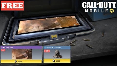 Call of Duty Mobile Free Skin and Calling Card Credit Store Update!!