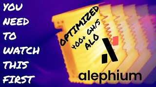 NEW! Iceriver AL0 Alephium ASIC SETUP &amp; OPTIMIZATION GUIDE! (ALPH mining = profitable)