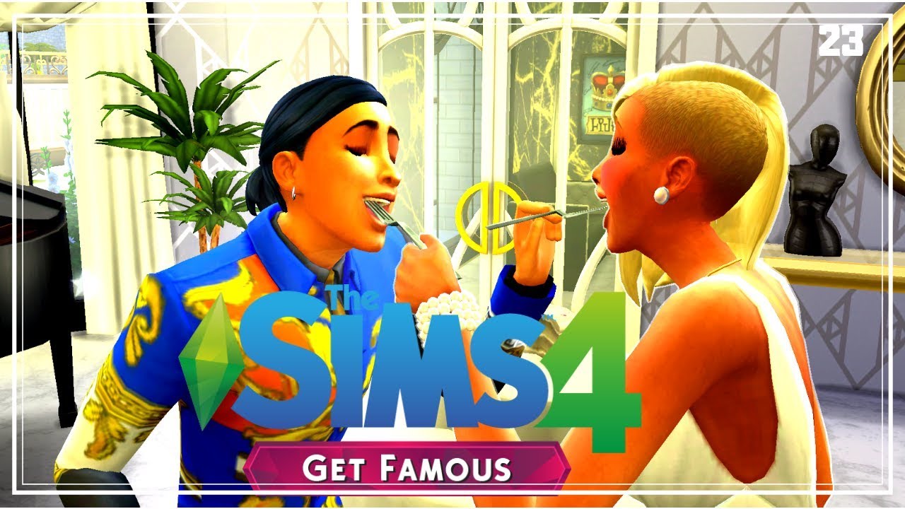 MARRIED AT LAST!||THE SIMS 4 GET FAMOUS||PART 23 - YouTube