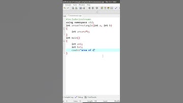 Mastering Rectangle Area Calculation with Functions  #shorts