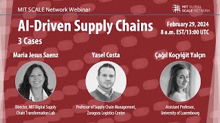 AI-Driven Supply Chains: 3 Cases | MIT SCALE Webinar | Spanish