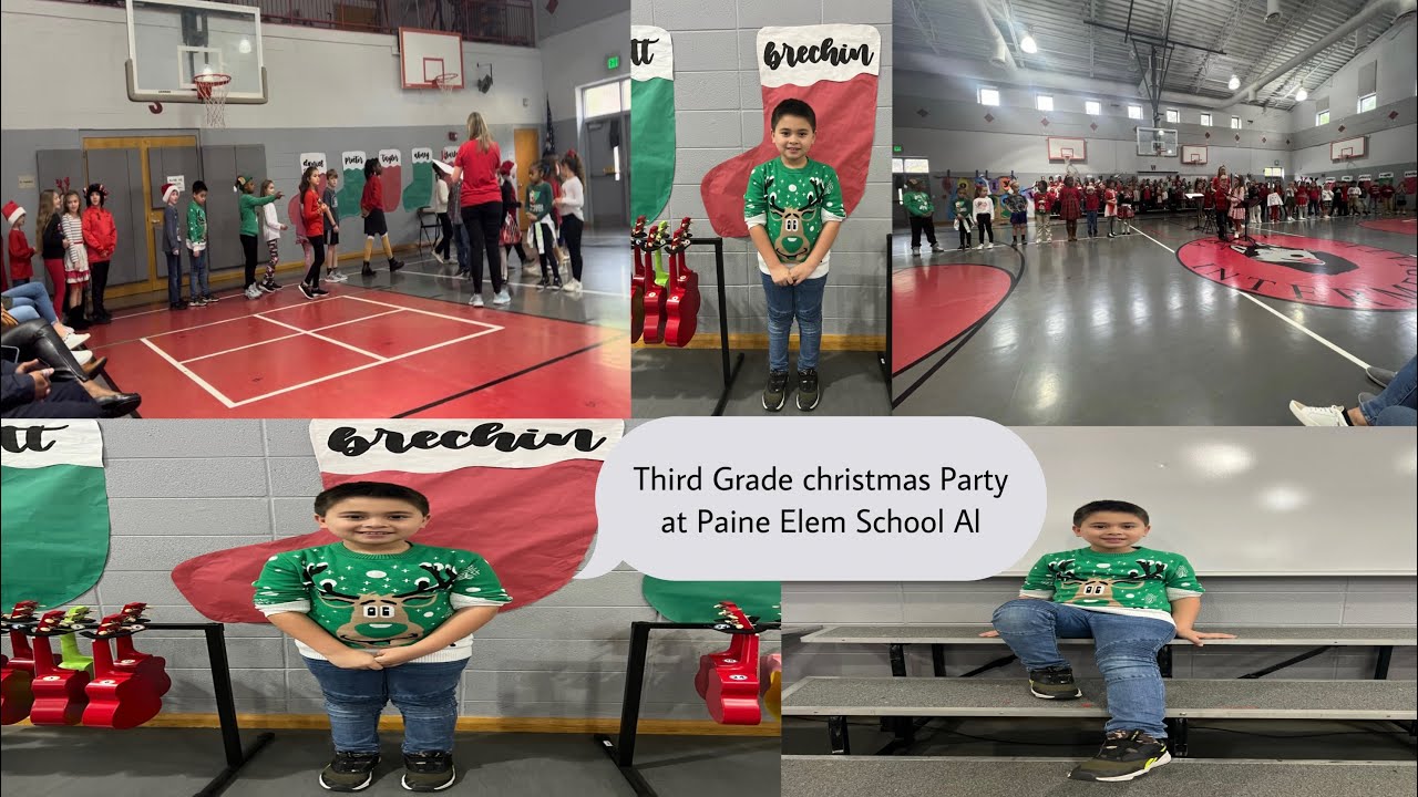 Third Grader christmas Program at paine Elementary school trussville 2022! YouTube