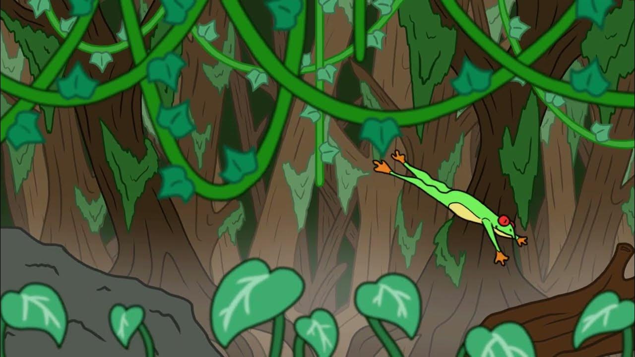 Frog Jump Animation - YouTube