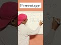 #percentage #maths #mathshorts #youtubeshorts #percentage_short_trick