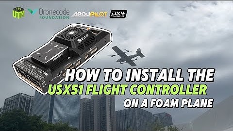 How to Install the USX51 Flight Controller on a Foam Plane