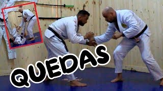 QUEDAS PARA O JIUJITSU E PARA O JUDO COM NILSON LIBONI E FEU BJJ