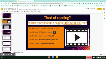 Select-to-speak Chromebook Feature