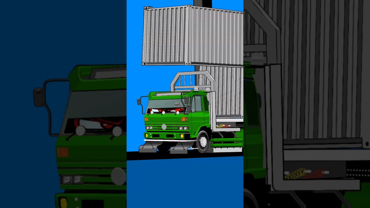 MODIF TRUK TRAILER CK PETI KEMAS 