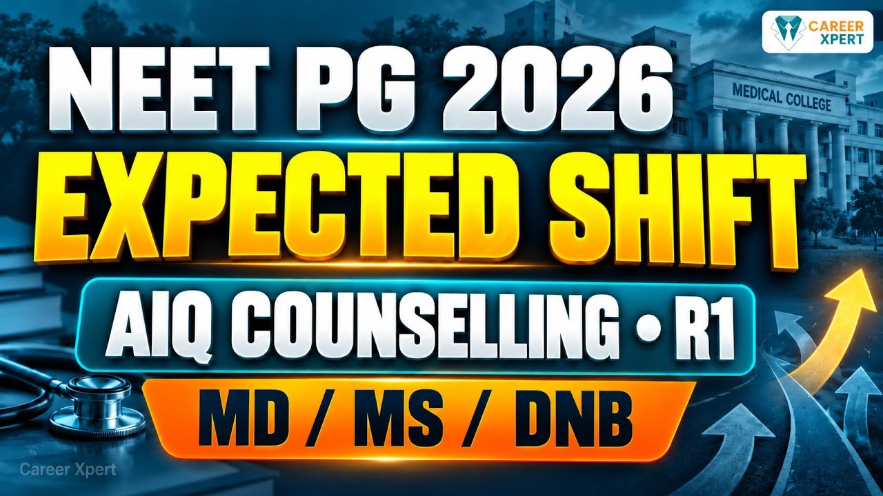 NEET PG2026 EXPECTED CUTOFF SHIFT IN AIQ R1 FOR MD/MS/DNB 