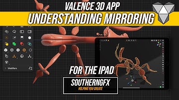 VALENCE | Polygonal 3d modeling app | How to mirror