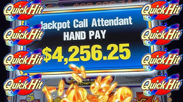 QUICK HIT SLOTS HIGH LIMIT JACKPOT WINNER ★ MASSIVE WINS ON CLASSIC SLOT MACHINE IN HIGH LIMIT ROOM
