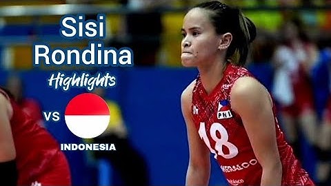 Sisi Rondina Highlights vs Indonesia | SEA V-League 2024 1st Leg