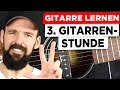 Gitarre lernen - Deine 3. Gitarrenstunde - Akkorde richtig wechseln und schlagen