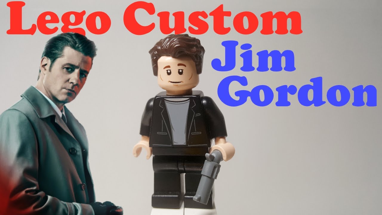 How To Build Jim Gordon LEGO Custom | Gotham - YouTube