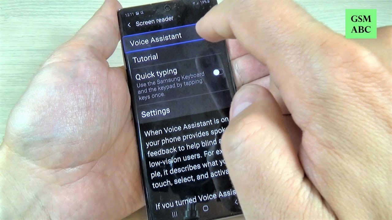 How To Turn Off Voice Assistant On Samsung Galaxy NOTE 10 Plus YouTube