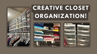 HOW TO ORGANIZE YOUR WALKIN CLOSET | A PLACE FOR EVERYTHING