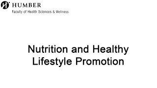 Nutrition and Healthy Lifestyle Promotion  an overview of the program