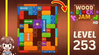 Wood Block Jam Level 253 Solution Walkthrough