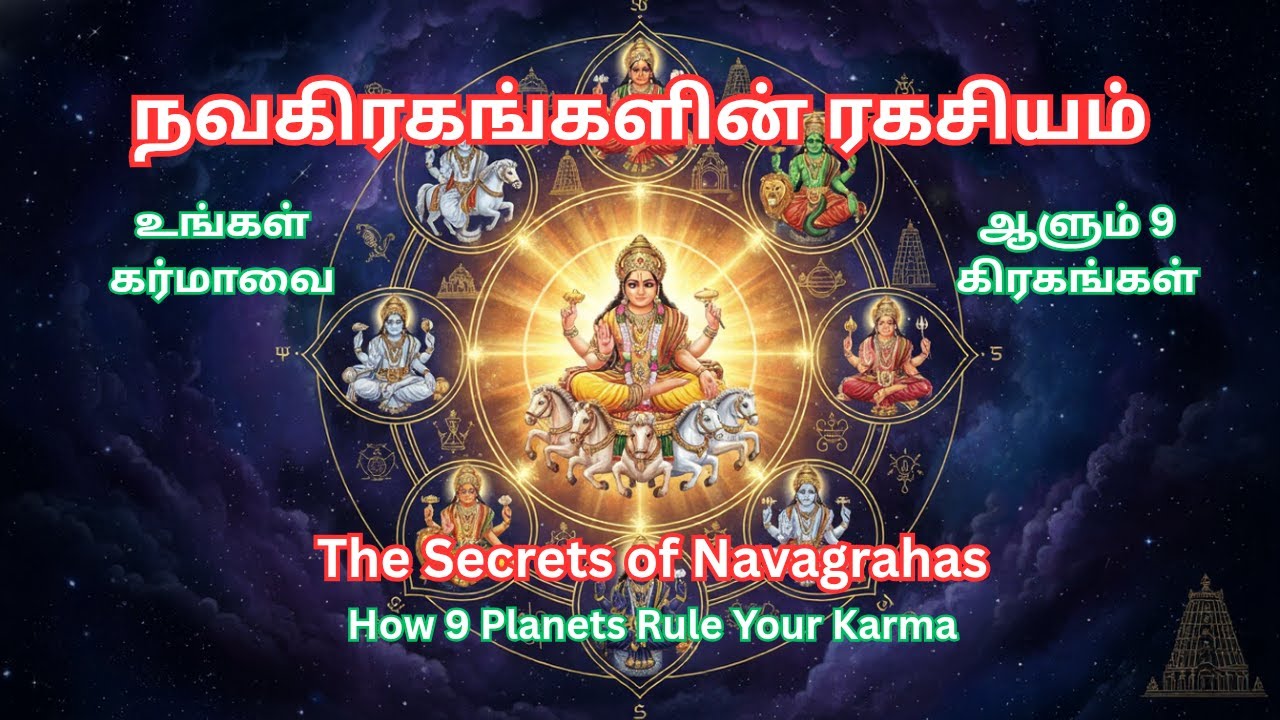 நவகிரகங்களின் ரகசியம்:உங்கள் கர்மாவை ஆளும் 9 கிரகங்கள்/The Secrets of Navagrahas,