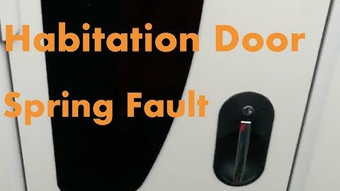 Swift Bessacarr 454 Motorhome habitation door mechanism self locking design problem.