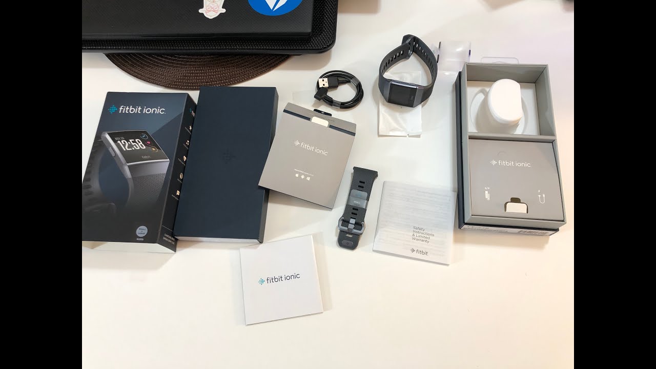 Fitbit Ionic Watch Unboxing 4k Video