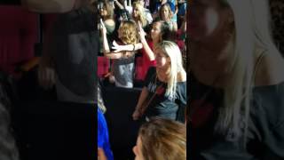 Donnie Wahlberg smooching my wife, Kimberly