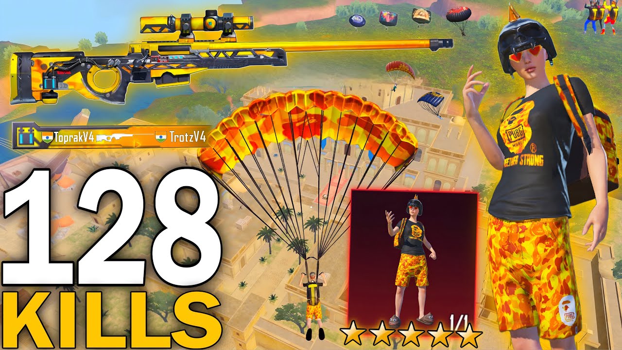 128 KILLS!🔥 MY BEST GAMEPLAY DUO VS SQUAD😍 PUBG MOBILE - BGMI