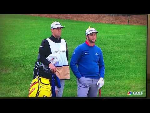 Jon Rahm Discussion with Caddie 11th Hole at Players Championship 2019