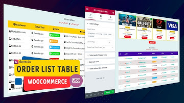 How to Show WooCommerce Order List Table on eCommerce Website | Elementor Order List Addon