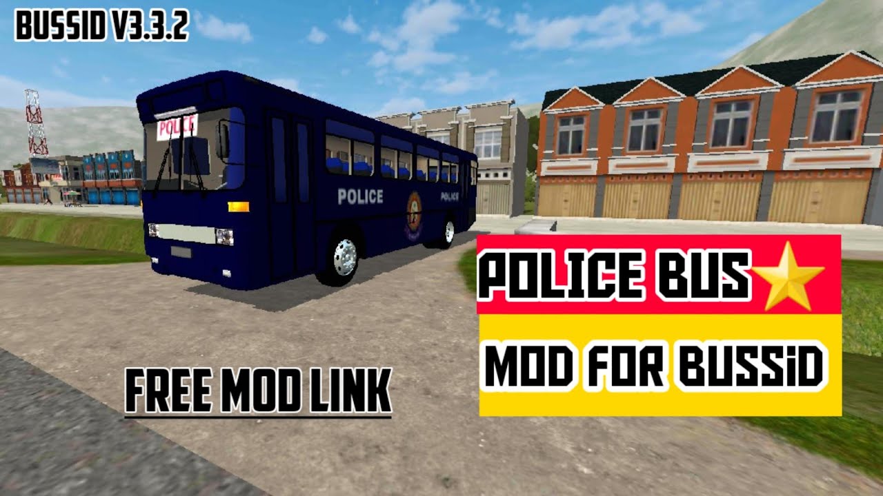  Police  Bus  Mod For bussid bus  simulator indonesia  bussid 