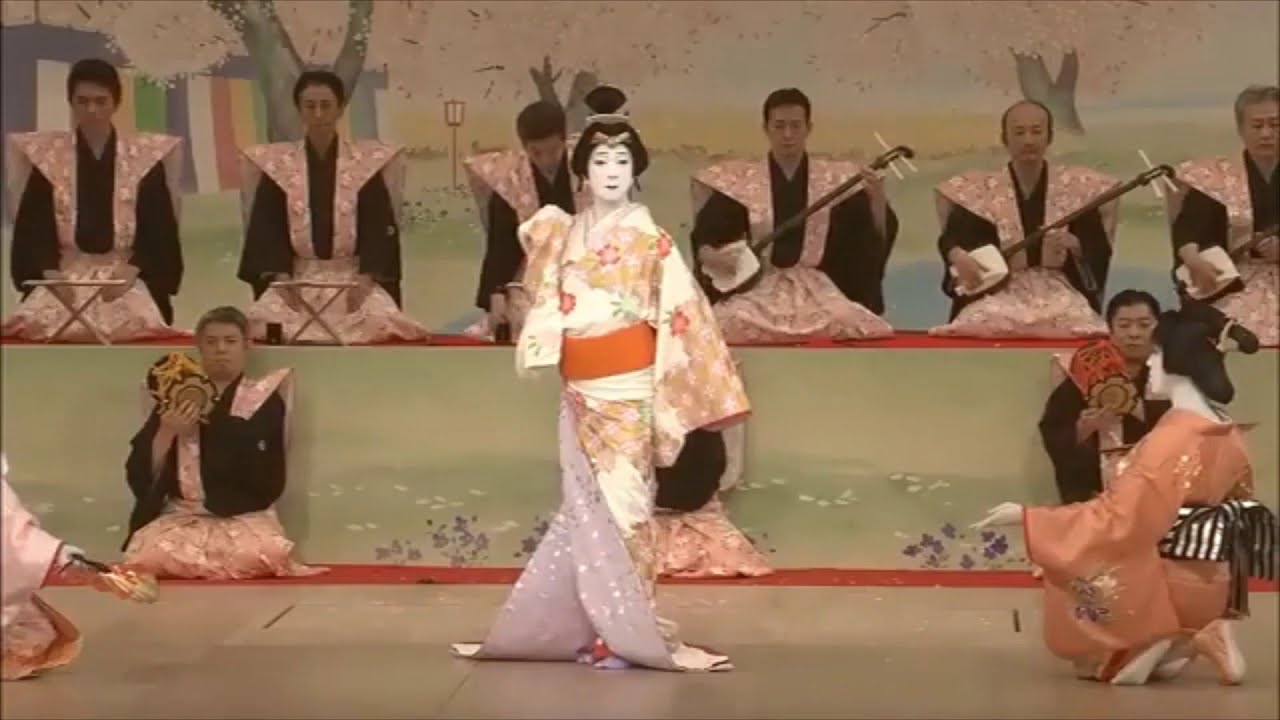 Genroku-hanami-odori 元禄花見踊♦️Kabuki dance🪭nihon-buyô 日本舞踊⛩️Japanese traditional dance