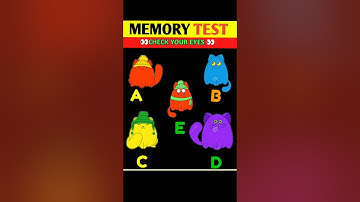 BRAIN TEST 🧠 | MEMORY RIDDLES FOR IQ TEST 🤓 | #shorts #shortvideo #braintest #ytshorts