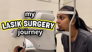 MY *VERY REAL* LASIK EYE SURGERY EXPERIENCE 👀 👩‍⚕️ | Aanam C