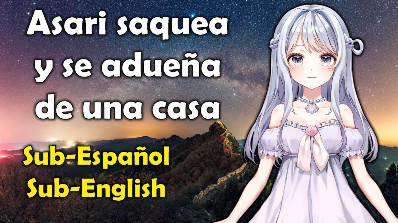 Asari Houseki Saquea Y Se Aduena De Una Casa Sub Espanol English Amaidirect Vtuber Youtube