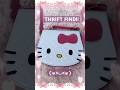 HELLO KITTY THRIFT FIND !! 🐾🎀🤍 #kawaii #cutecore #hellokitty #thrift #thrifting #sanrio #cute