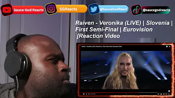 Raiven - Veronika (LIVE) | Slovenia 🇸🇮 | First Semi-Final | Eurovision 2024| REACTION