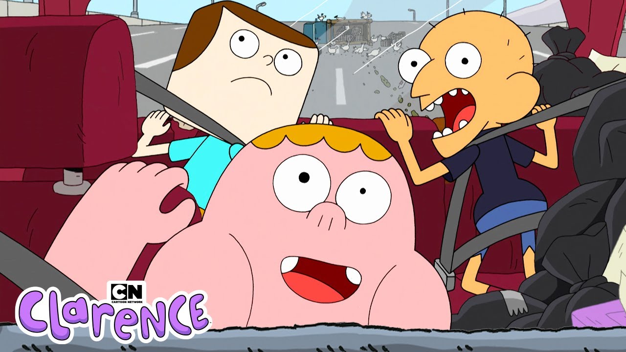 Cartoon Netwrok Rides Crazy Car Ride | Clarence | Cartoon Network - YouTube