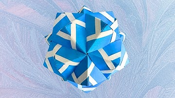 Modular Origami 30 units - sonobe unit variations