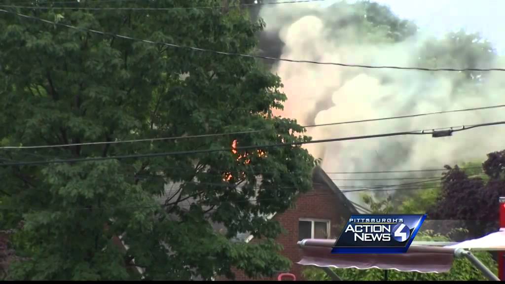Lower Burrell home catches fire YouTube